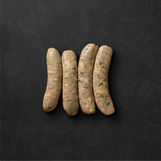 Chicken Cheese & Chives Sausages