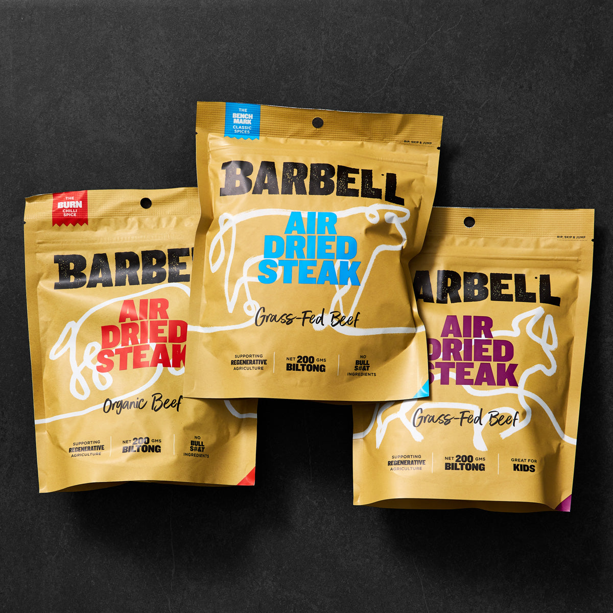 Barbell Air Dried Steak - THE TRIO | McKenzie's Meats