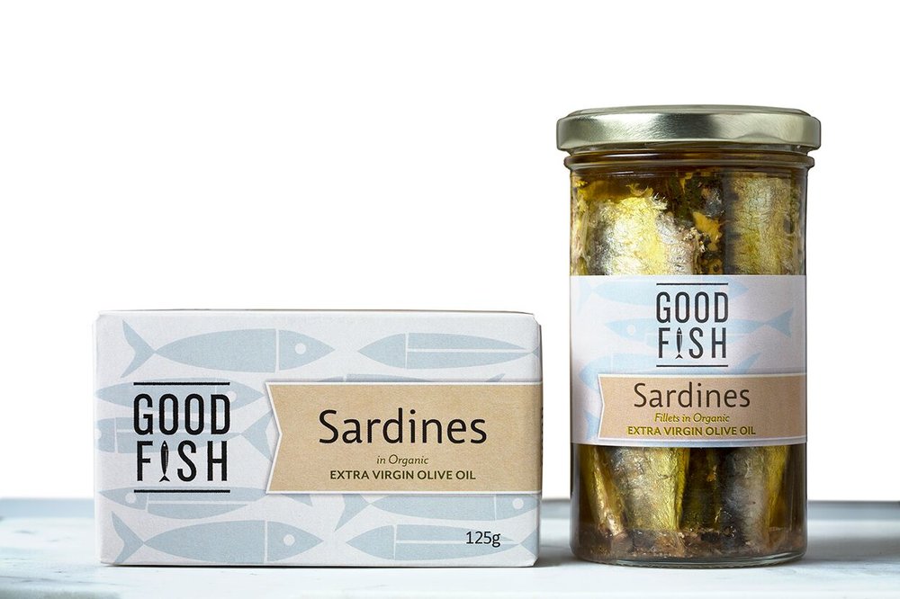 All 4 Good Fish products: Tuna, Mackeral, Sardines & Salmon | McKenzie's Meats