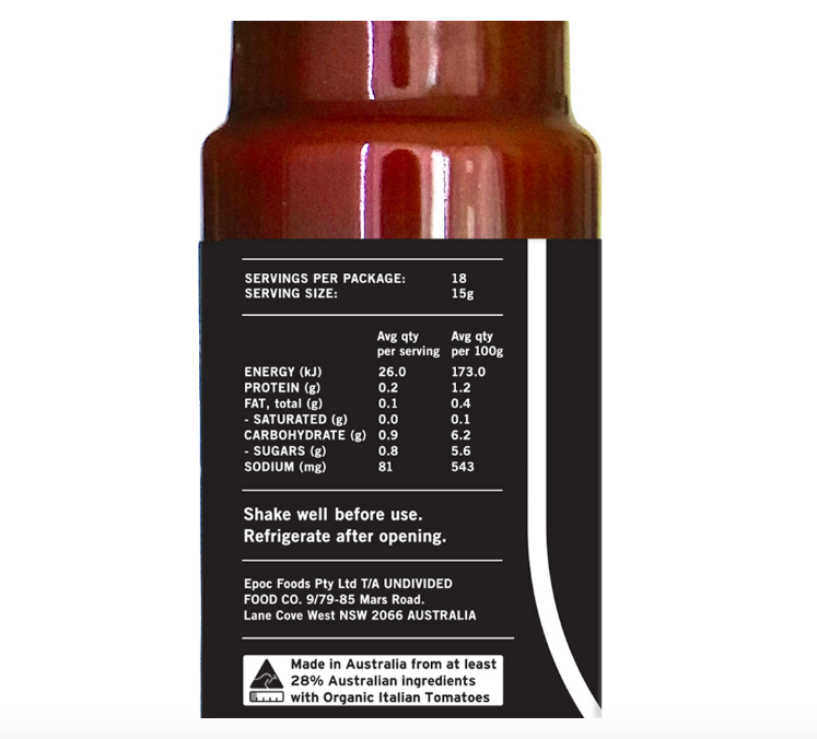 Tomato Ketchup 270g | McKenzie's Meats